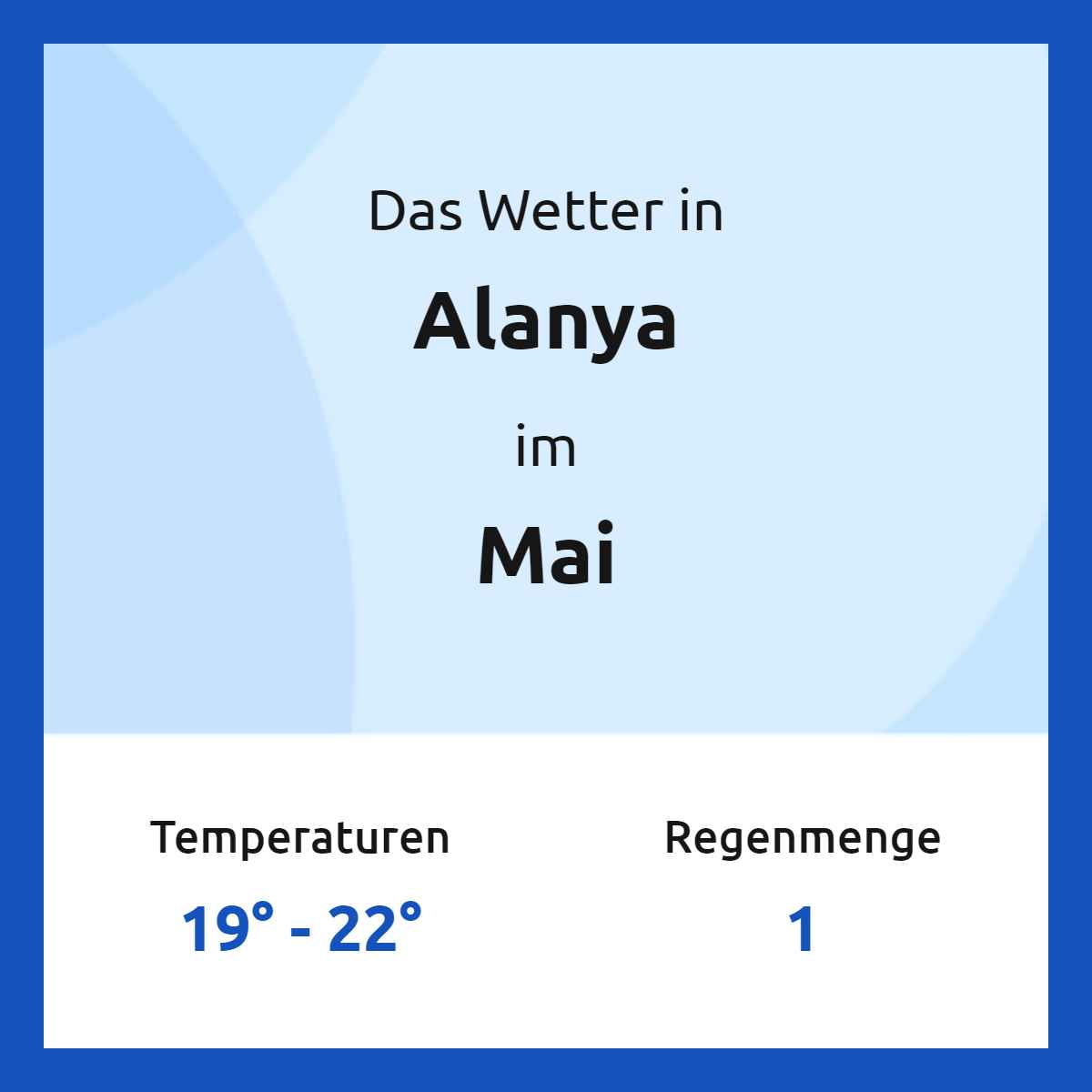 Das Wetter in Antalya im Mai Das Wetter in Antalya im Mai