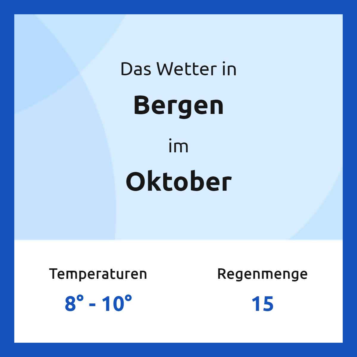 Das Wetter in Western Norway im Oktober Das Wetter in Western Norway im Oktober