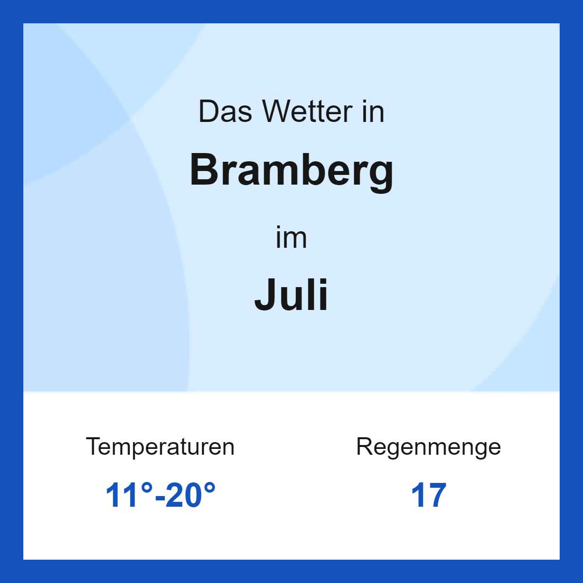 Das Wetter in Bramberg im Juli Das Wetter in Bramberg im Juli