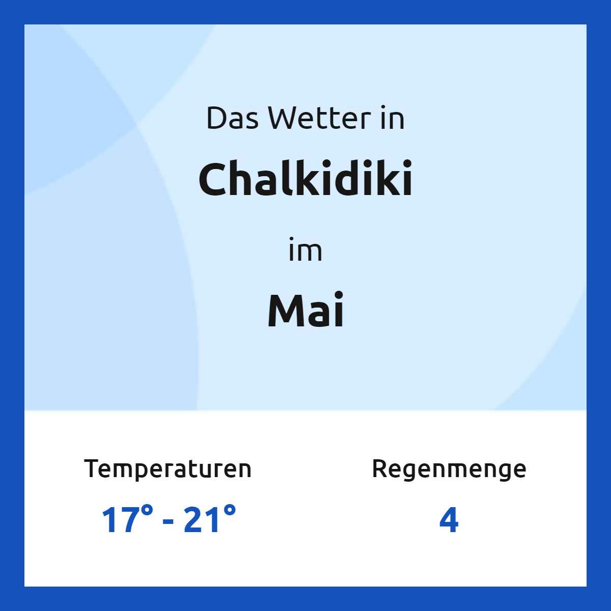 Das Wetter in Chalkidiki im Mai Das Wetter in Chalkidiki im Mai