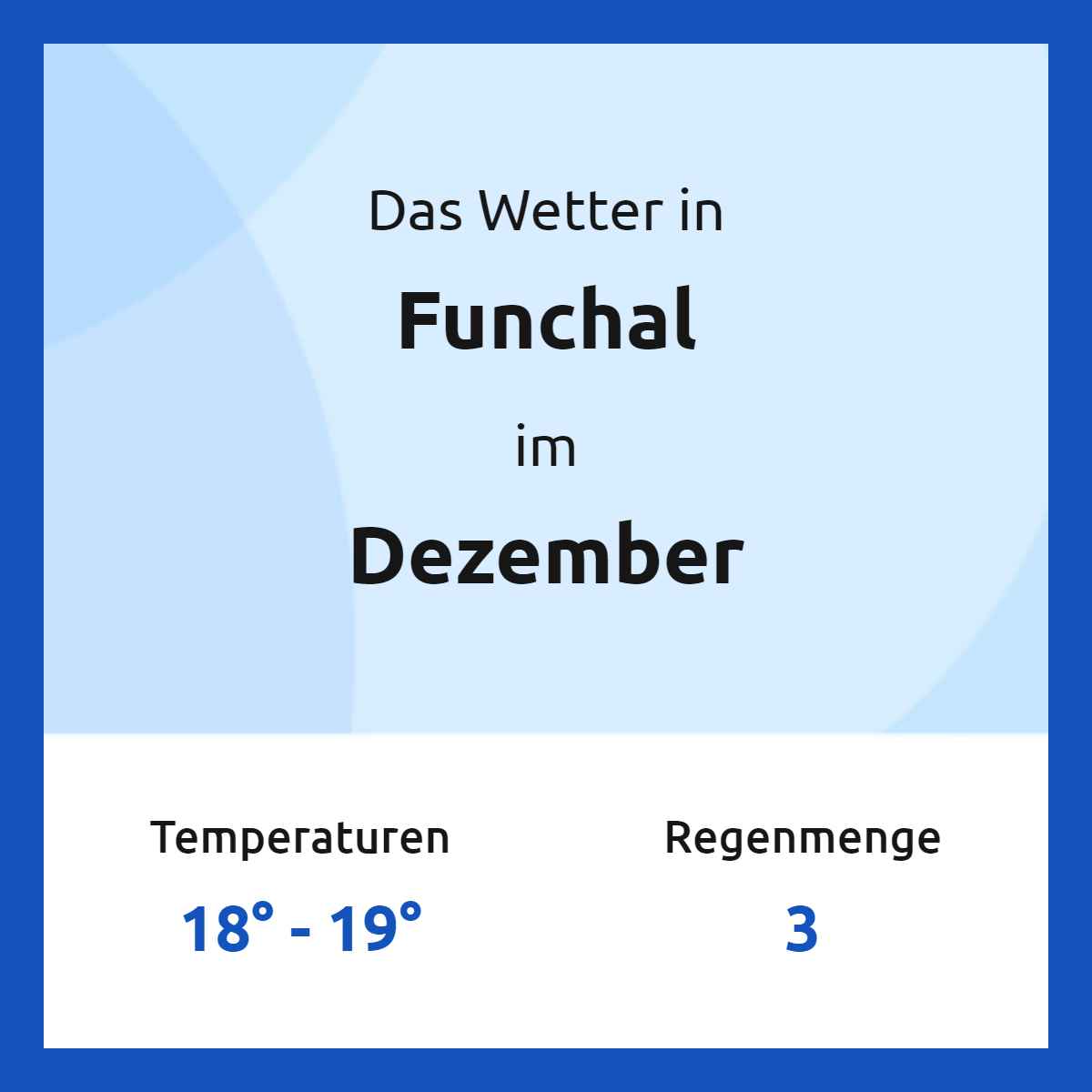 Das Wetter in Madeira im Dezember Das Wetter in Madeira im Dezember
