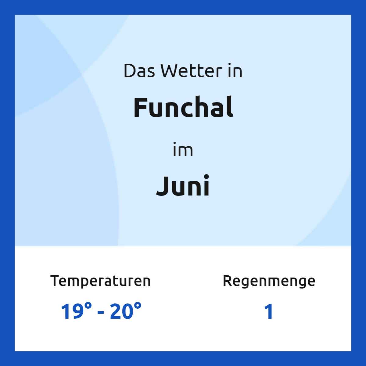 Das Wetter in Madeira im Juni Das Wetter in Madeira im Juni