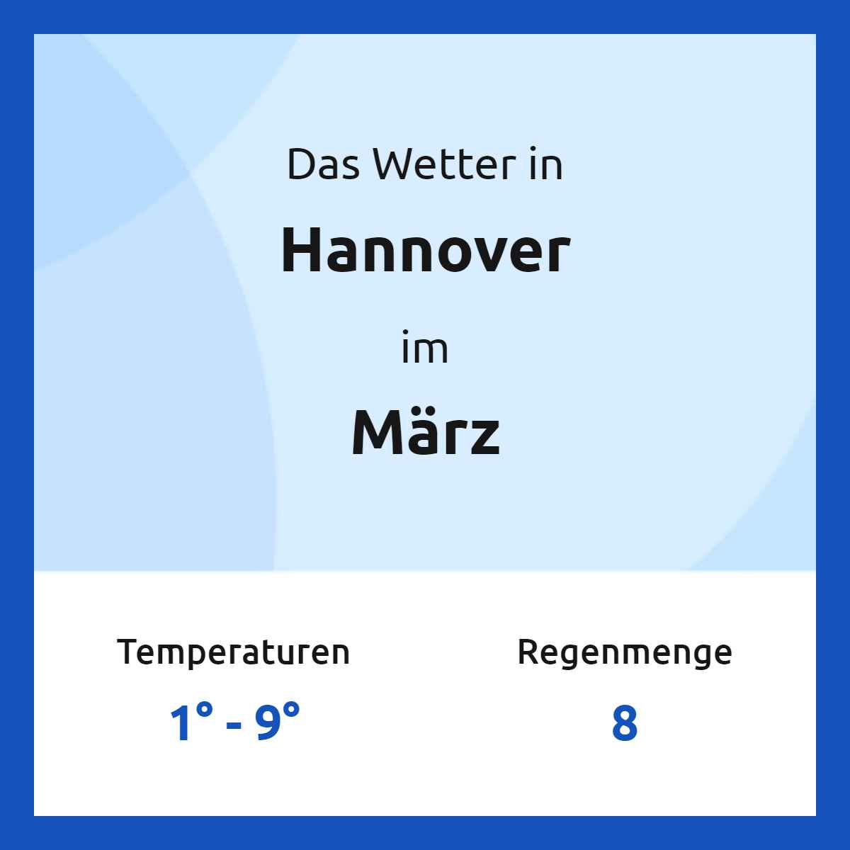 Das Wetter in Niedersachsen im März Das Wetter in Niedersachsen im März