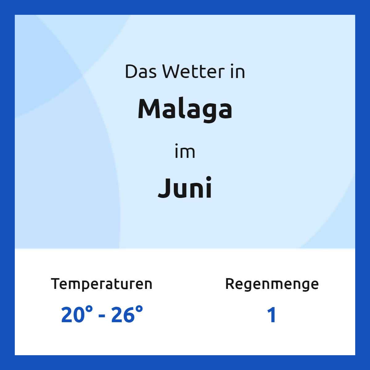 Das Wetter in Andalusien im Juni Das Wetter in Andalusien im Juni