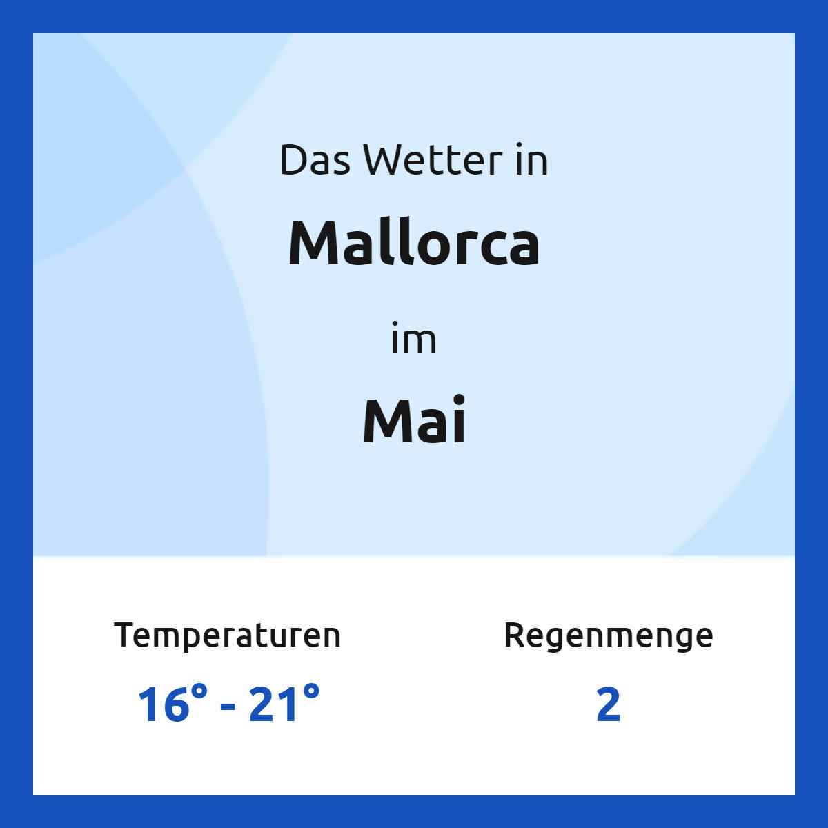Mallorca Wetter im Mai 2025 Mallorca 14Tage