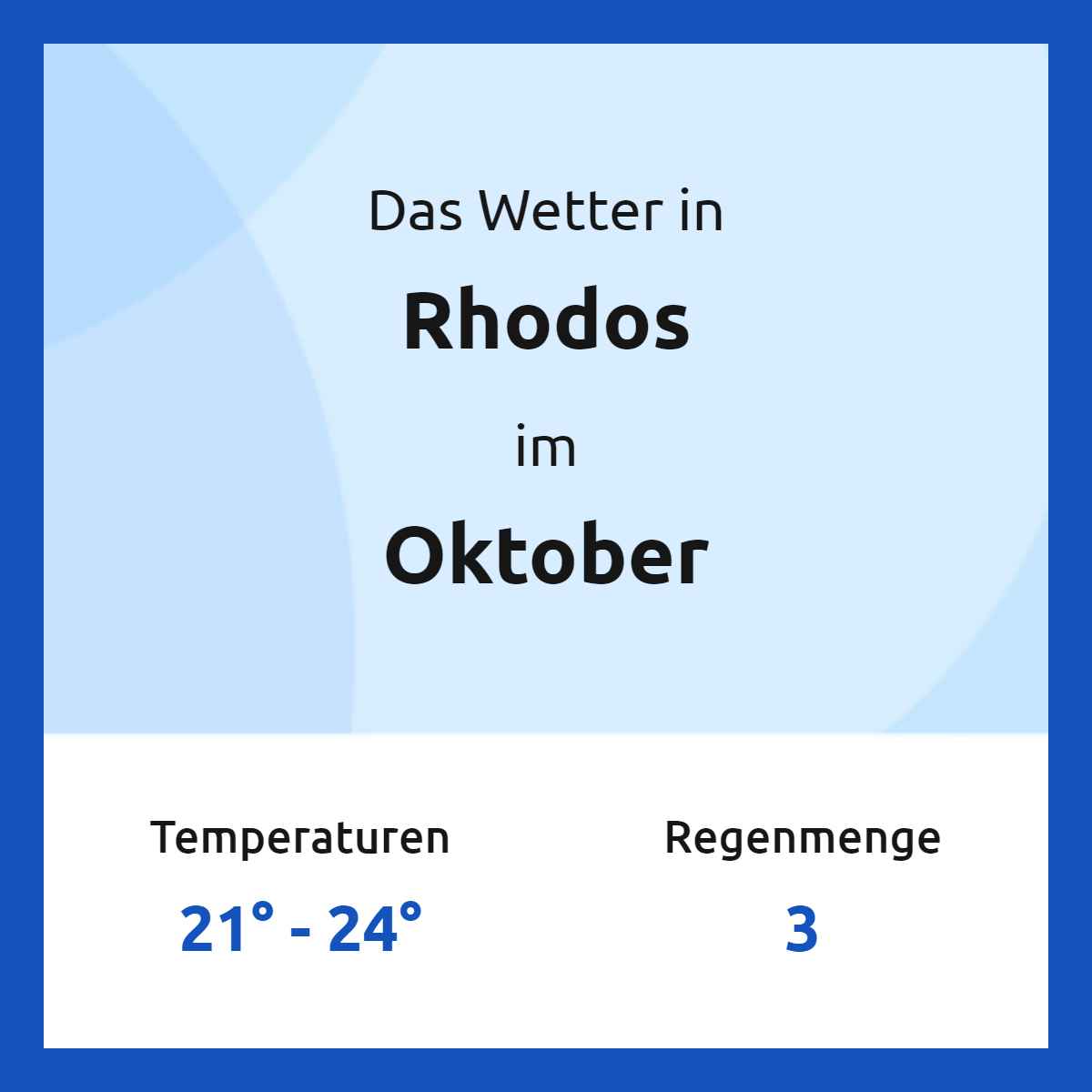 Das Wetter in Rhodos im Oktober Das Wetter in Rhodos im Oktober
